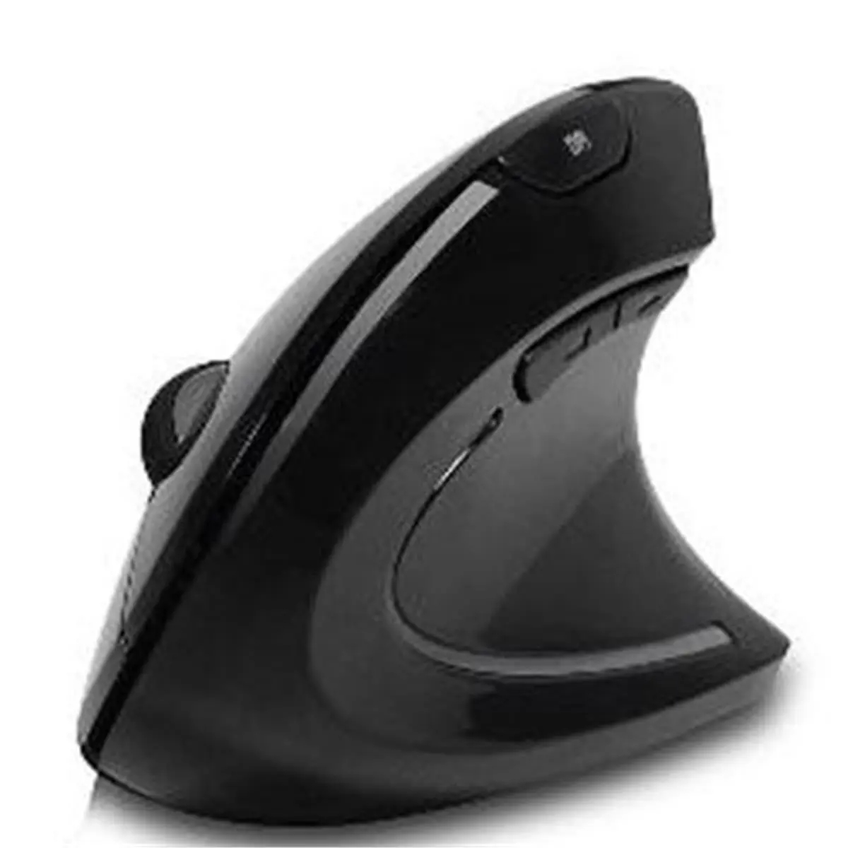 Adesso Inc. Vertical Ergonomic Wireless Mouse for Pet Care Professionals - 2.4GHz RF, USB-Connected, Contoured Design, Forearm Support, Handshake Position, 1000/1500/2000 Switchable DPI, 30ft Range, 2.4 Ghz Rf