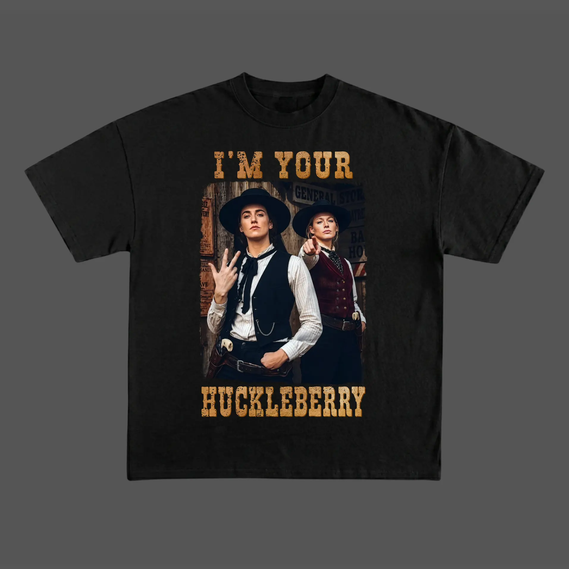 I'm Your Huckleberry T-Shirt, Sophie Cunningham and Caitlin Clark Pointing T-shirt Top Unisex