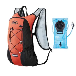 Hydration Backpack with 2L TPU Water Bladder, Hydration Pack Backpack, Lightweight Hiking Water Backpack for Men Women, Hydro Water Daypack for Hiking, Running, Cycling, Camping & Rave