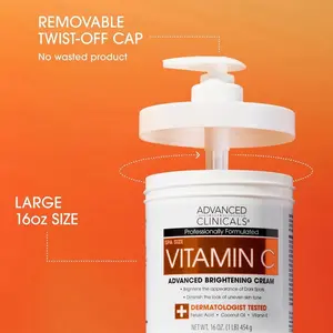 Vitamin C Cream Lotion Body Lotion - Moisturizing & Firming for Women, Men, and Uneven Skin Tone with Travel Size - Comfort, Hydrating Hydrate Skincare Moisturizer Brightening Anti Aging