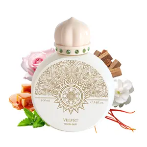 Velvet Moon Dew | Floral & Woody | Extrait De Parfum 100ml | Rose,Saffron,Caramel,Floral,Ambergris,Wood | 8H+ Long Lasting