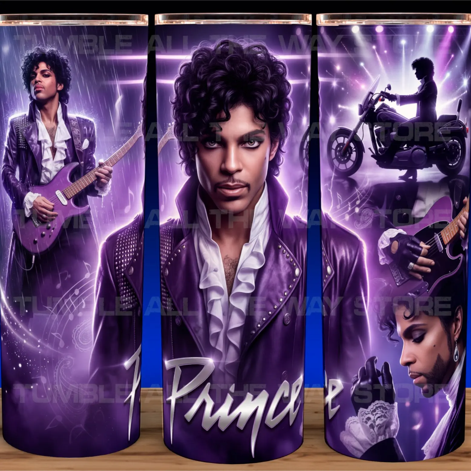 Prince Purple Rain Music Legend Cup Mug Tumbler 20oz with Lid & Straw, Stainless Steel, Lightweight Design for Hydration - Reusable, Stylish