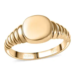 Signet Ring in 10K Yellow Gold Size 8 5 Grams Christmas Gifts