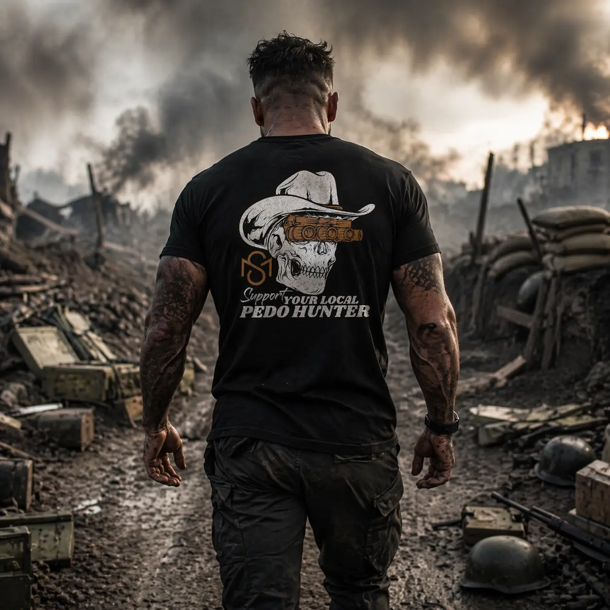 Support Your Local Pedo Hunter Tee