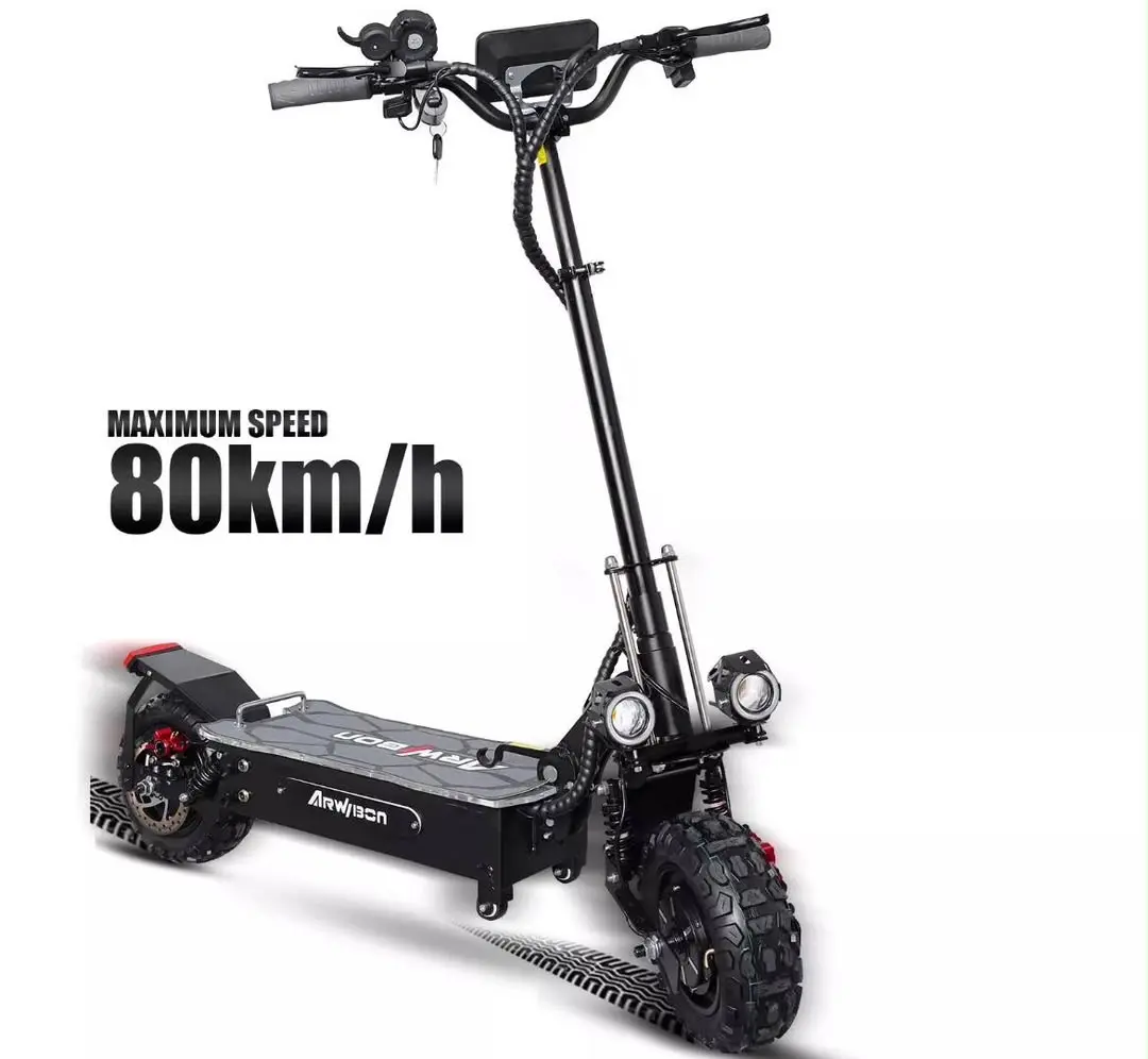Arwibon Q06 pro  60v 5600w Electric Scooter Adult Dual Motor 11inch  Fast Speed