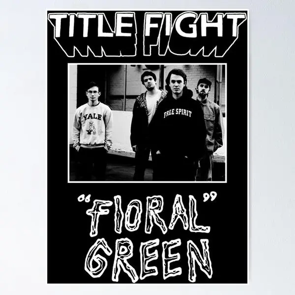 TITLE FIGHT BAND poster unframe, any size UNFRAMED AESTHETIC CANVAS POSTER