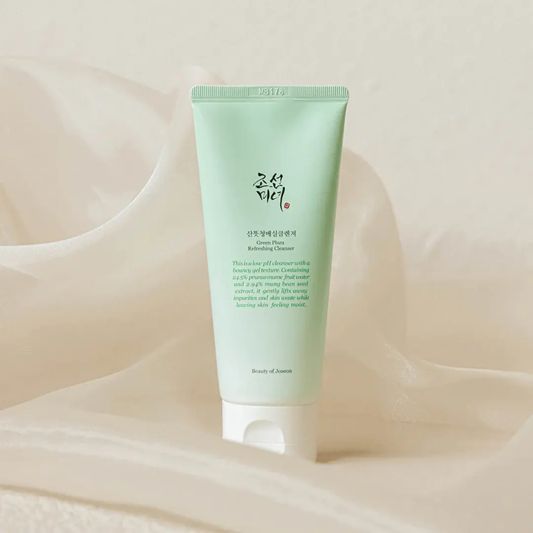 Beauty of Joseon Green Plum Refreshing Cleanser 100ml / 3.38 fl.oz Korean Lightweight Gel Water Based Facial Cleanser for All Skin Types - Cleansing