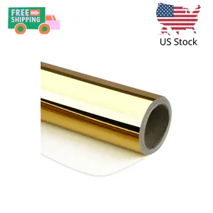 Gold Metallic Wrapping Paper - Solid Color Paper Perfect for Wedding