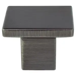 212 MAIN Berenson Elevate Small Graphite Doorknob - Multipurpose Door Hardware Handle for Residential, Commercial Door Installations