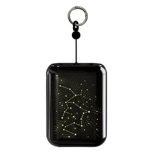Mini 5000mAh Power Bank With 22.5W Fast Charging. Features an LED indicators with cool lighting effects and includes a Type-C charging port. With a starry sky design. Perfect for powering phones and smartphones— Perfect portable charger for on-the-go use.
