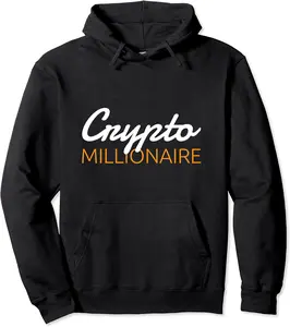 Crypto Millionaire Cryptocurrency Digital Investor Bitcoin Pullover Hoodie - Nestorporas Shop 74B08X3VVP7G