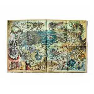 Crooked Moon Dual-Sided Cloth Map