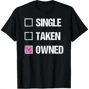100% Cotton BDSM Owned Dom Owner Submissive Kink Feet Owner Sex Slave T-Shirt