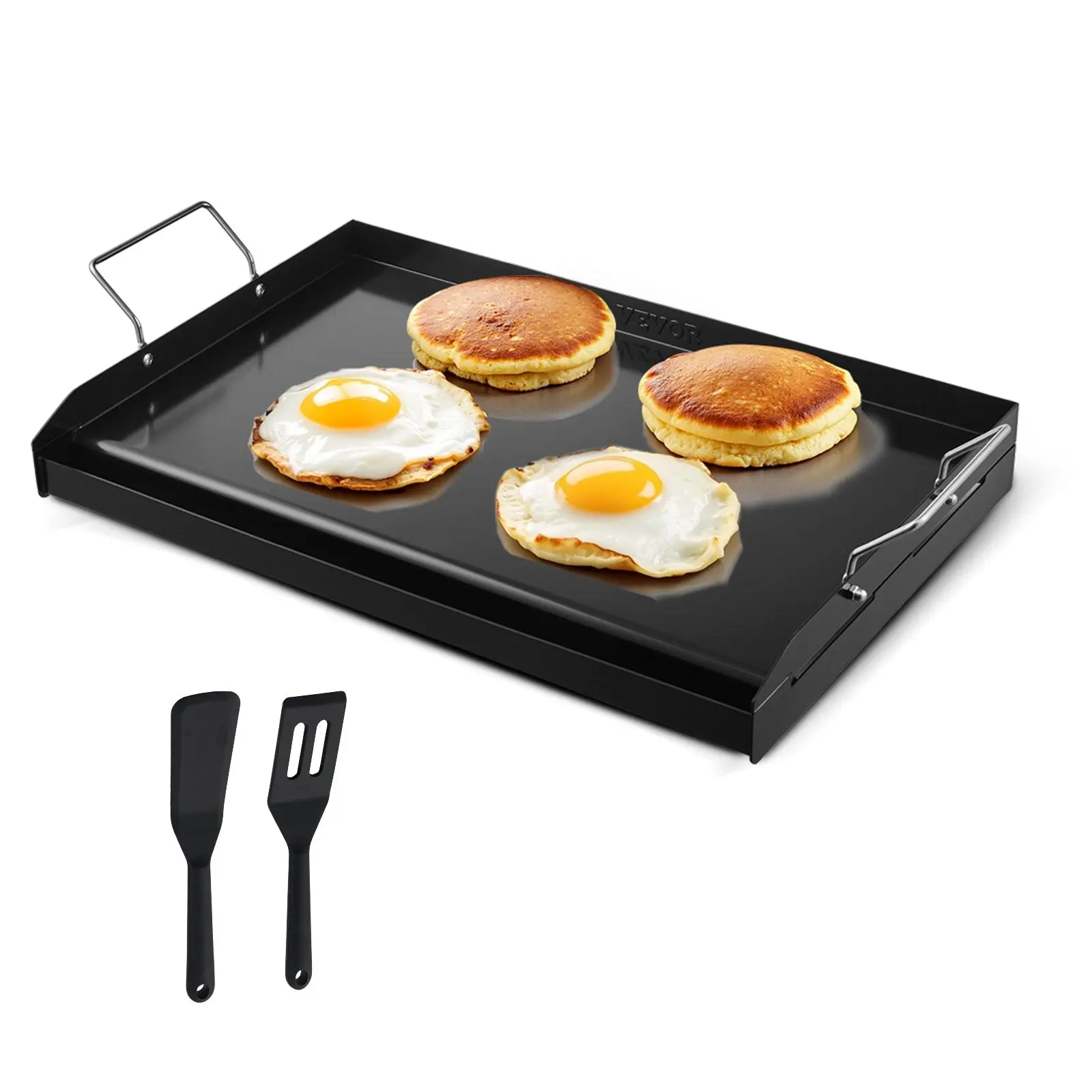 24" × 16" Carbon Steel Flat-Top Griddle Plate