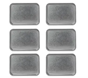 10 Strawberry Street Set of 6 Moab Dinnerware,8x11" Rectangle