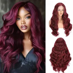 The long, wavy and fluffy wig has a stable shape. It is both comfortable and highly fashionable. Made of high-temperature fibers, this wig is an ideal gift for mothers or friends.