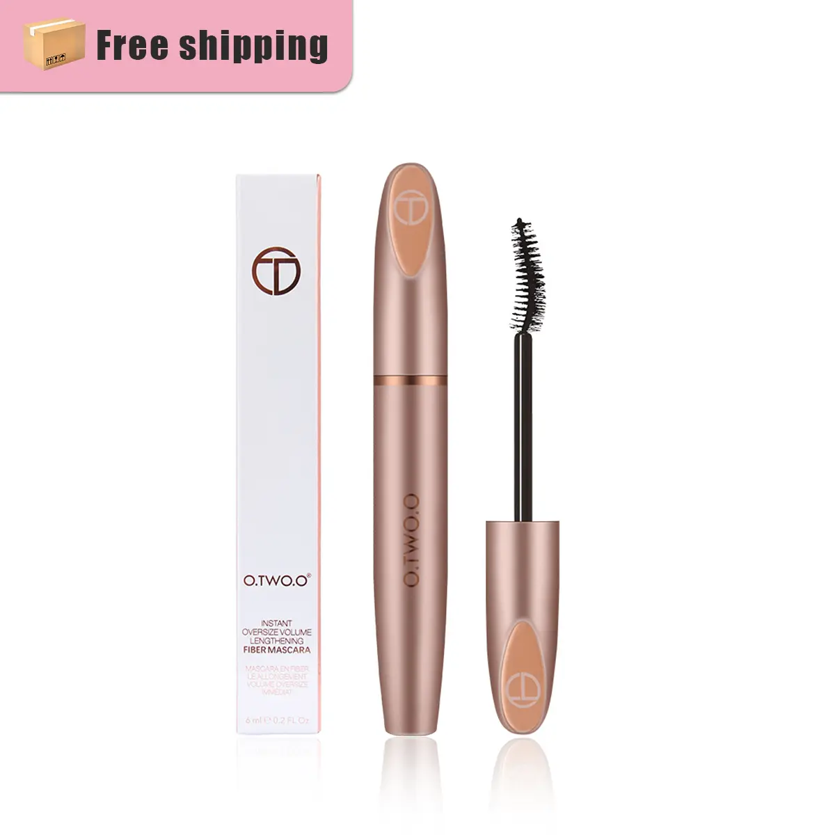 Lash Lengthening Vegan Mascara for Volume and Length Free Shipping Enhance Your Eyelashes with Natural Look