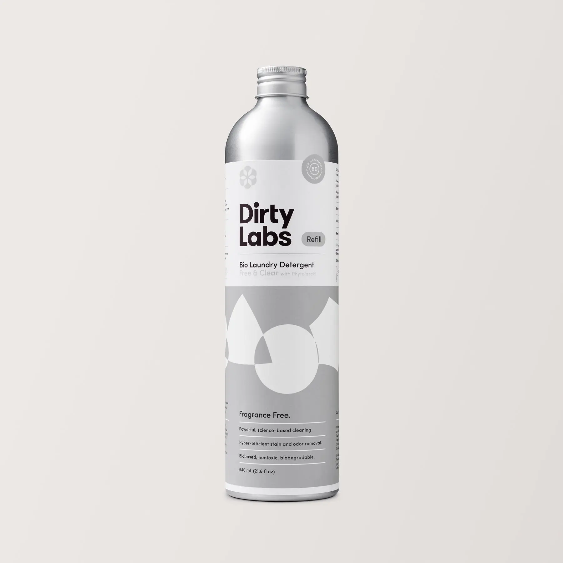 Free & Clear Bio Liquid Laundry Detergent for All Fabrics - Unscented, Fragrance-Free, and Gentle Cleaning Formula for Sensitive Skin - Hypoallergenic