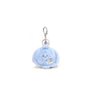 Ocean family shell nest plush pendant, surprise keychain, small plush toy gift, cute phone chain keychain
