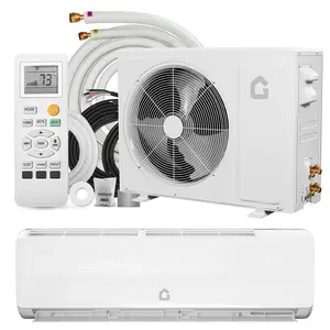 12000 BTU Mini Split Air Conditioner & Heat Pump - 19 SEER2 Inverter - Quiet Wall Mounted AC - Energy Efficient Certified - Timer, Sleep Mode, Remote - Cools/Heats Up to 750 Sq Ft for Bedroom, Living Room, Office