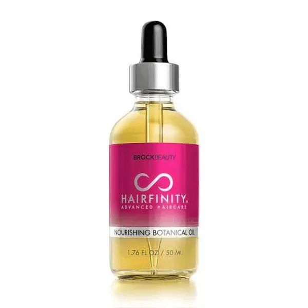 Hairfinity Botanical Hair Oil with Rosemary - Treatment for Dry Damaged Hair and Scalp with Jojoba, Olive, Sweet Almond Oils - Silicone and Sulfate Free 1.76 oz