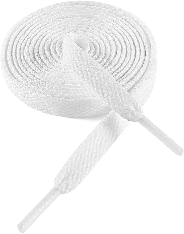 VSUDO Shoe Laces for Sneakers, Shoelaces for Sneakers, Athletic Shoelaces | 8mm Flat Men Women Replacement Shoe Strings, Durable Polyester, Stay Tied, Running Walking Gym Sports Shoestrings