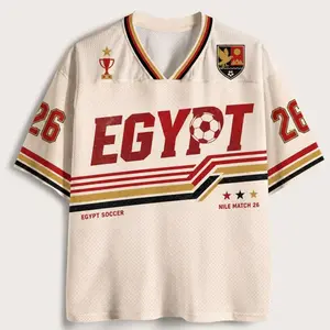 Egypt Soccer Jersey, Retro Pharaohs Shirt, Custom Name Number Jersey, Egyptian Football Fan Gift E1G