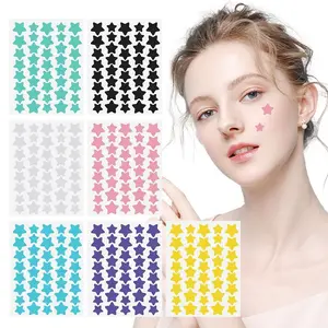 280Pcs Colorful Star Acne Patches Invisible Hydrocolloid Pimple Stickers for Face Skin Care
