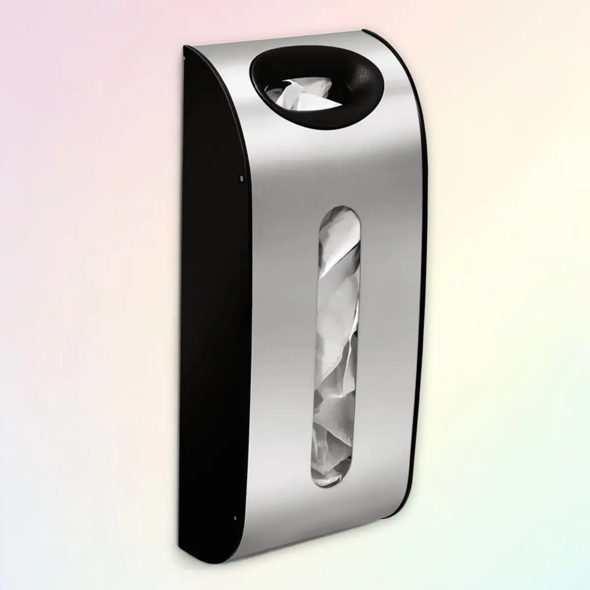 Simplehuman Wall Mount Grocery Bag Dispenser - Stainless Steel, for Kitchen Pantry