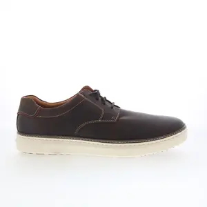 Johnston & Murphy 25-2980 Mens Brown Wide Leather Lifestyle Sneakers Shoes