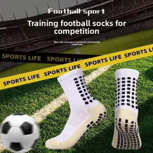 Anti-Slip Gripper High-Performance Soccer Socks - Thickened Sole, Shock-Absorbent Socks for Soccer Training, Anti-Slip Sports Socks, Gripper Sports Socks