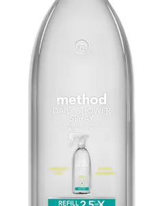 Method Daily Shower Cleaner Refill, Eucalyptus Mint, For Showers, Tile, Fixtures, Glass and Tubs, 68 Fl Oz (Pack of 1)