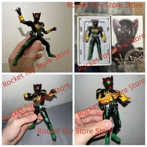In Stock Gaojia Factory Domestic KO Kamen Rider Oz Eagle Tiger Locust Real Bone Sculpture Ooo Action Figure Toy Gift