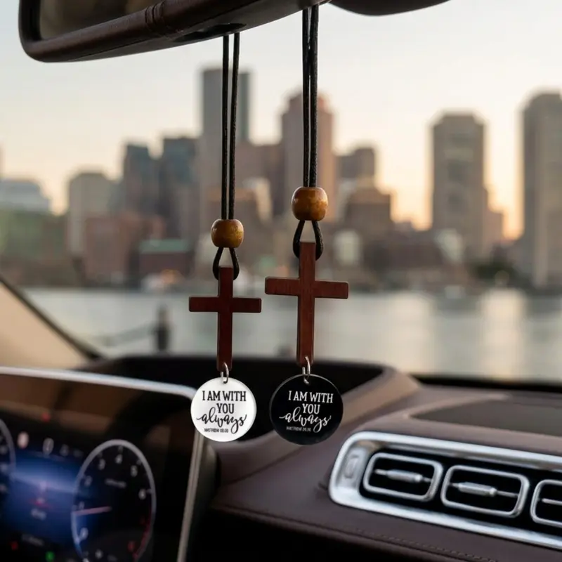 Bible verse car rearview mirror cross pendant, car rearview mirror cross pendant, Christian accessories, Car Hanging Ornament, Car Hanger Ornament, Car Ornaments #BlackFriday