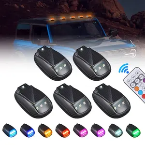 Solar Powered LED Navigation Light, Wireless Flashing Roof Lamp, Remote Control, Motion Sensor, for Cars, Drones, Bikes, Trucks