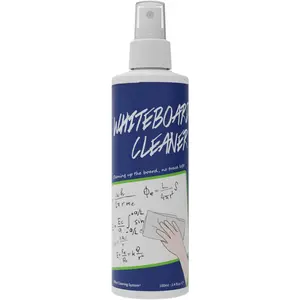 Whiteboard Cleaner, 3.4 fl oz Dry Erase Board Cleaner, Low-Odor White board Cleaning Spray, Removes Stubborn Marks from Whiteboards