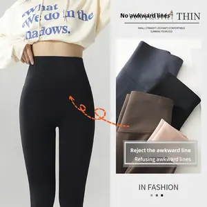 Shark Pants for Women, Autumn and Winter, High Waist, Hip Lift, Tummy Control, Seamless, Yoga, Slim Fit, Fleece Lined, Thickened Leggings