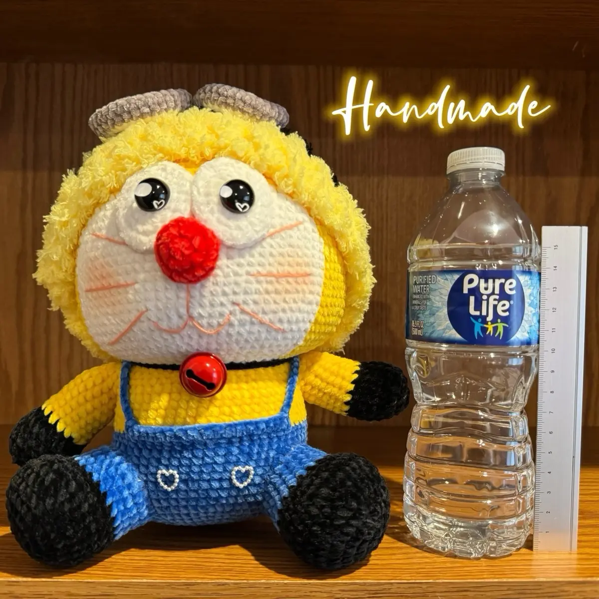 Handmade Doraemon crochet unique customized gift for friend kids decorative Finished Product