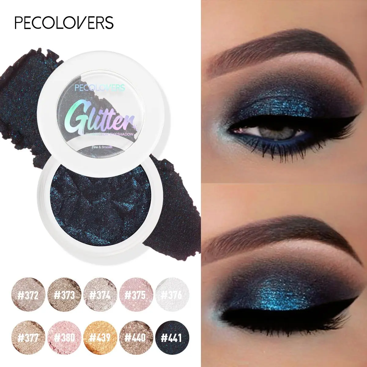 Glitter Duochrome Eyeshadow Cream, 20g Long Lasting Shimmering Eye Shadow, High Pigment Cosmetic, Premium Shimmer Eyeshadow, Ideal for Stage Parties Gifts, Makeup, Shimmer Pigment Palette, Glitter Eyeshadows
