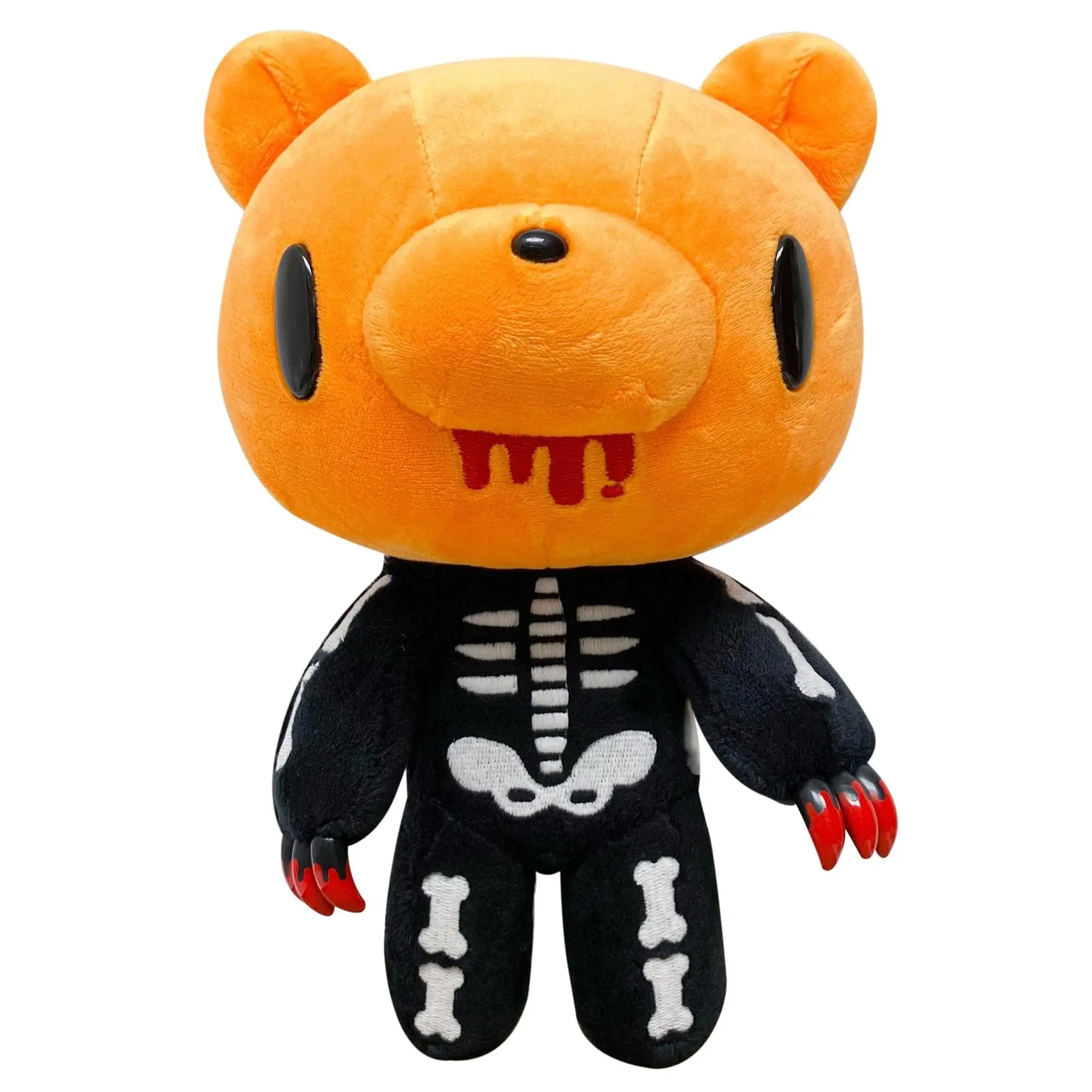 Gloomy Bear Bones 8-Inch Collector Plush, Cuddly Stuffed Animals, Cartoon Creature Stuffed Toys for Collectors