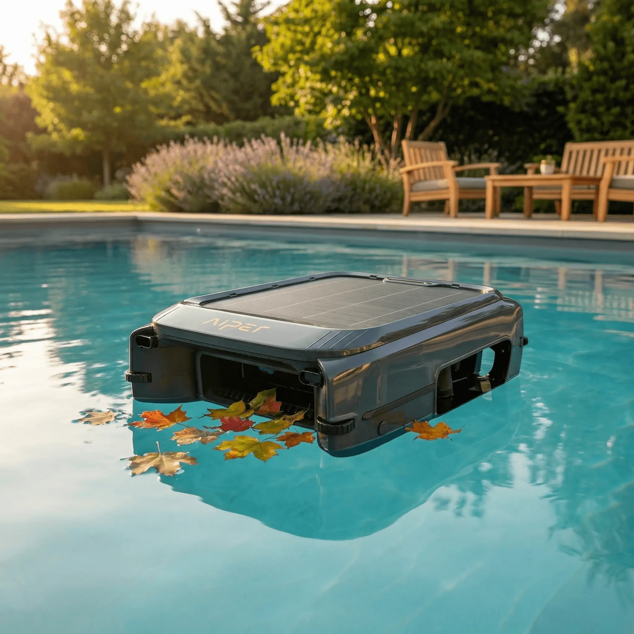 Aiper EcoSurfer P1 Cordless Robotic Solar-Powered Skimmer Aiper EcoSurfer P1 Cordless Robotic Solar-Powered Skimmer