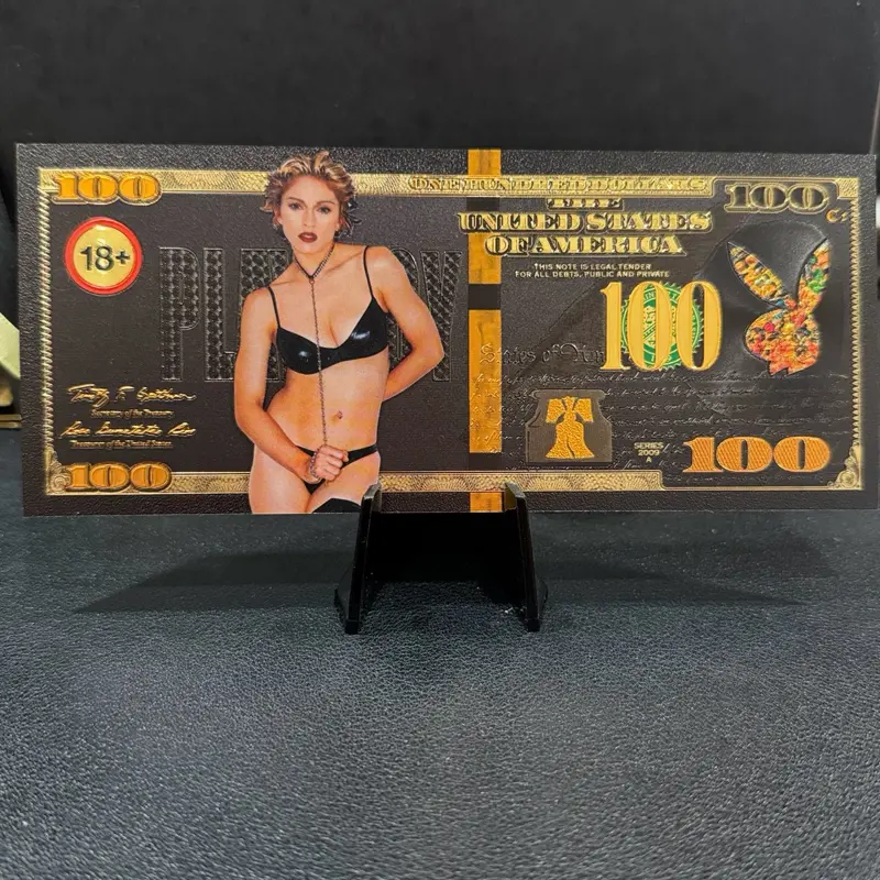 $100 gold foil Pinup Girls