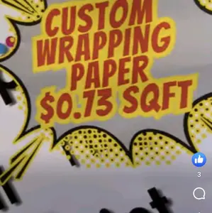 Custom wrapping paper