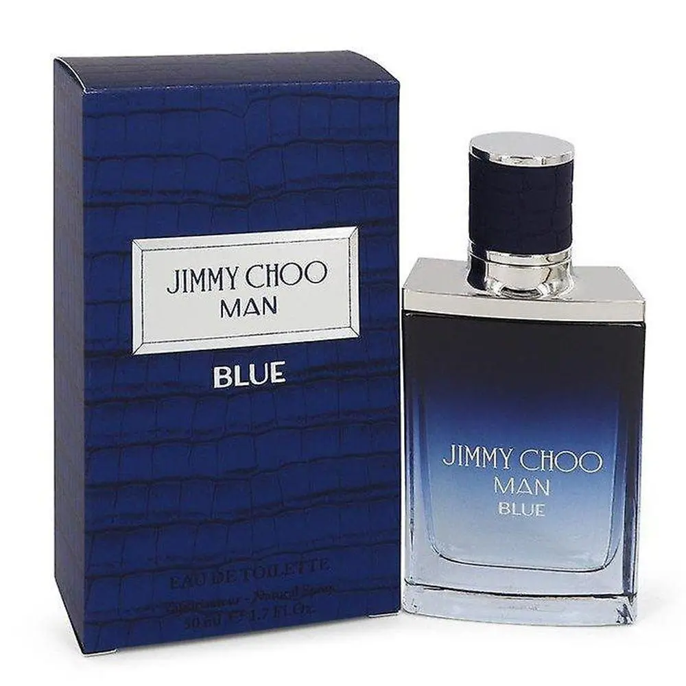 Jimmy Choo Blue Eau de Toilette for Men, Luxury Men's Fragrance for Daily Wear