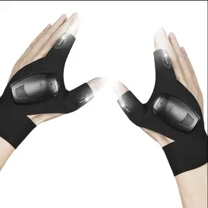 Rechargeable Flashlight Gloves Outdoor Night Fishing Gloves Adults Work Repair Camping Cool Tools Gadgets