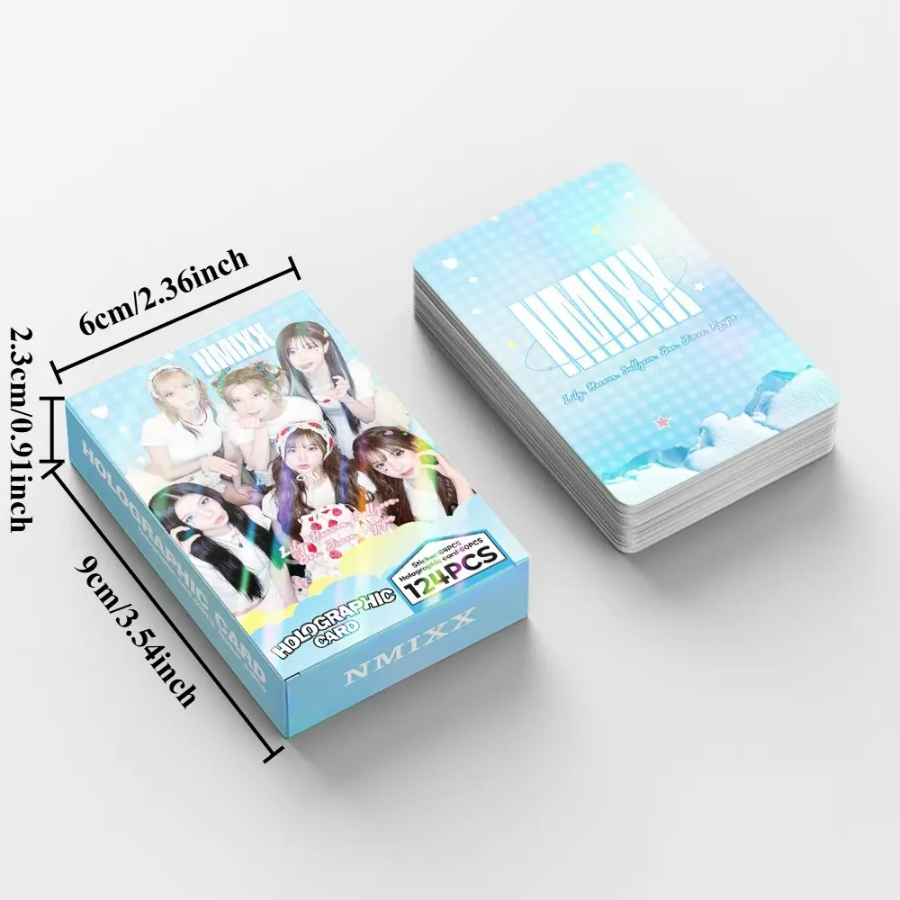 124 Nmixx Collectible Stickers & Double-Sided Star Photo Cards