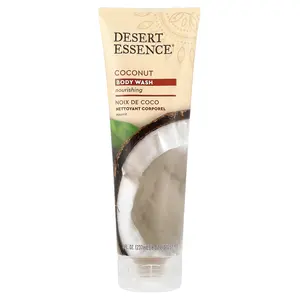 Desert Essence Body Wash, Coconut, 8 fl oz (237 ml)