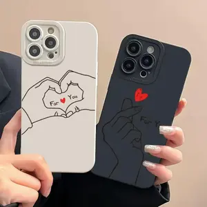 Heart Pattern Phone Case,  Cute Phone Case, Decorative Phone Protector Cover, Phone Accessories Compatible with iPhone 11 12 13 14 15 16 17 Pro Max