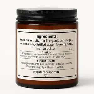 My Pure Package Sacred Cleanse Kit – 8 oz Sugar Scrub + Palo Santo + Ritual Tools