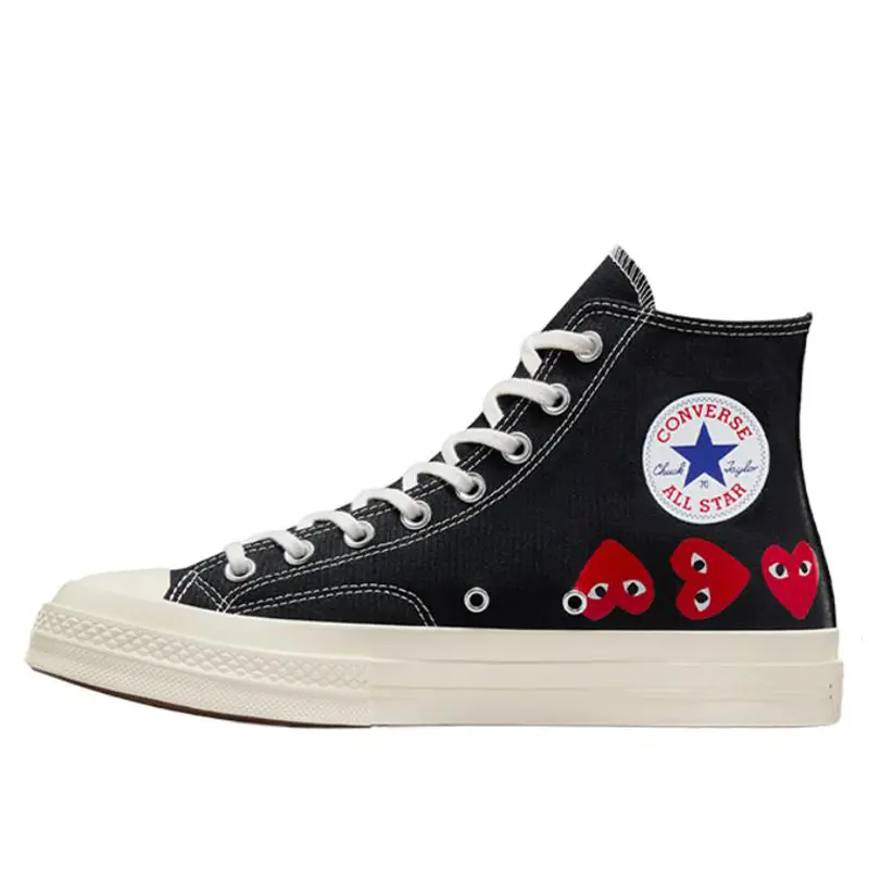 Comme des Garçons PLAY x Chuck 70 High 'Multi Heart - Black'